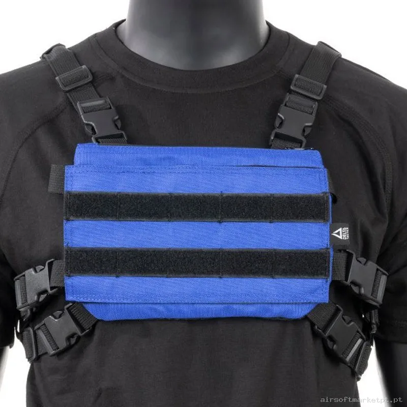 Chaleco Chest Rig Delta Tactics Speedsoft V2 Azul — Coletes & Rigs — Airsoft Market PT (foto 2)