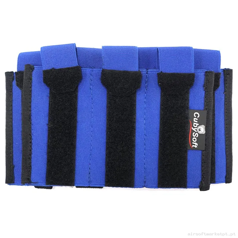 Pouch Magazine Pouch Sete SMG Cubysoft Thunder Mag Pouch X4+3 azul — Carregadores / Magazines — Airsoft Market PT