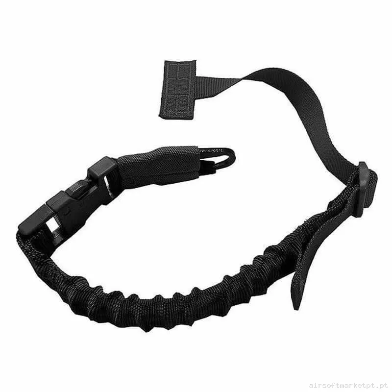 Cinta Tática 1 Ponto para Colete Warrior Assault Quick Release Sling H&K Hook preta — Gear Táctico — Airsoft Market PT