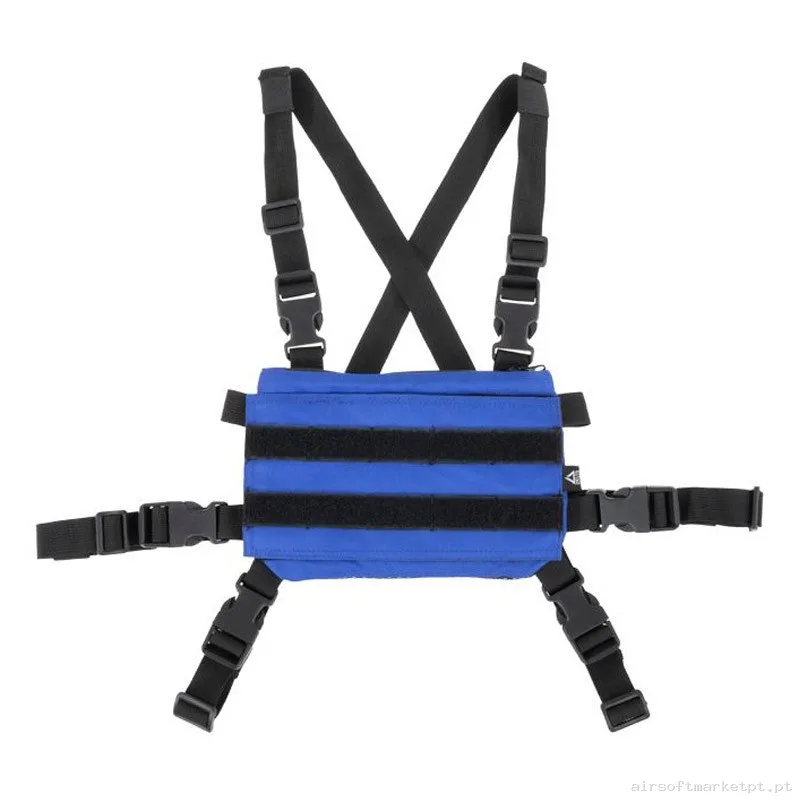 Chaleco Chest Rig Delta Tactics Speedsoft V2 Azul — Coletes & Rigs — Airsoft Market PT