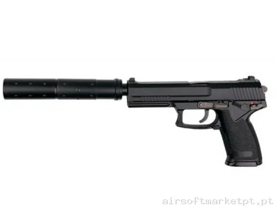 MK23 Socom ASG — Pistolas — Airsoft Market PT