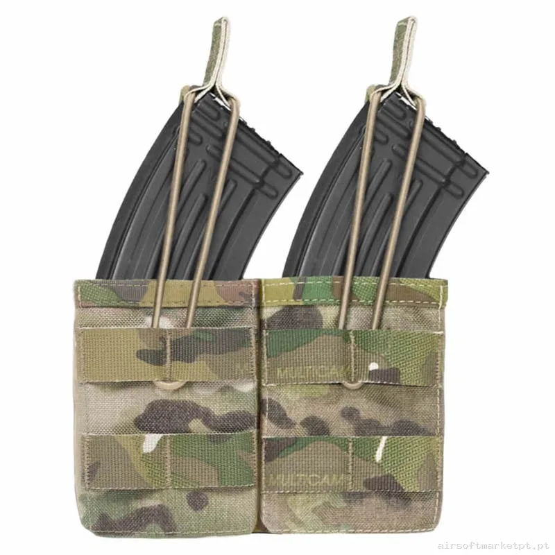 Pouch Magazine Pouch Doble Ak Warrior Assault Open Top multicam — Coletes & Rigs — Airsoft Market PT