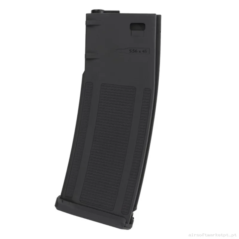 Magazine Réplica Midcap M4 Saigo Polímero 130 Bbs negro — Carregadores / Magazines — Airsoft Market PT