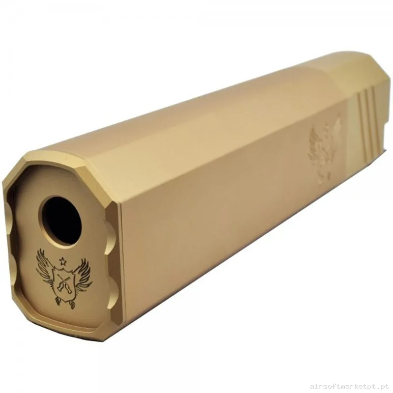 SILENCIADOR 175MM BIG DRAGON ESTILO OSPREY DARK EARTH — Supressores & Tracers — Airsoft Market PT