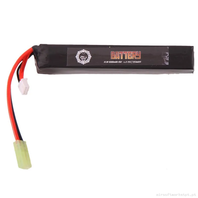Bateria Lipo Stick Duel Code 1500mah 11.1v 15c — Baterias & Carregadores — Airsoft Market PT