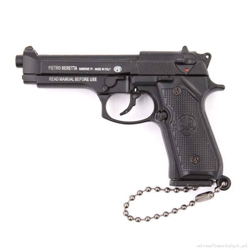 Llavero Funcional Pistola B92f 7.5 Cm Negra — Acessórios & Componentes — Airsoft Market PT (foto 3)
