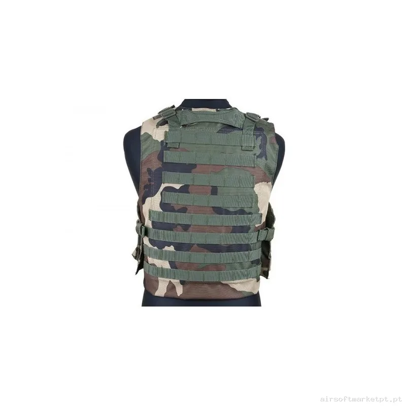 Chaleco Airsoft FSBE - Woodland — Coletes & Rigs — Airsoft Market PT (foto 2)