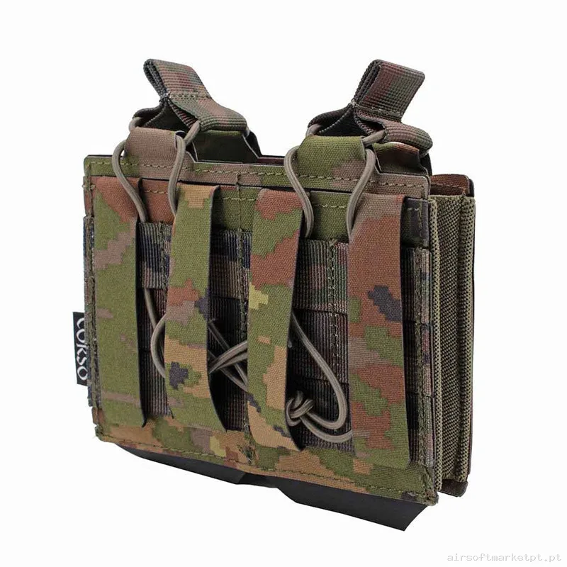 Pouch Corso Cargador G36 Doble Dagger Láser Pixelado Boscoso — Coletes & Rigs — Airsoft Market PT (foto 2)