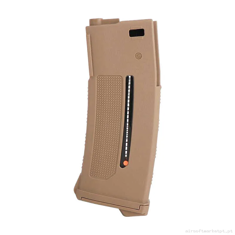 Magazine Réplica Midcap M4 PTS Enhanced Epm Polimero 250 Bbs Terra Escura — Carregadores / Magazines — Airsoft Market PT