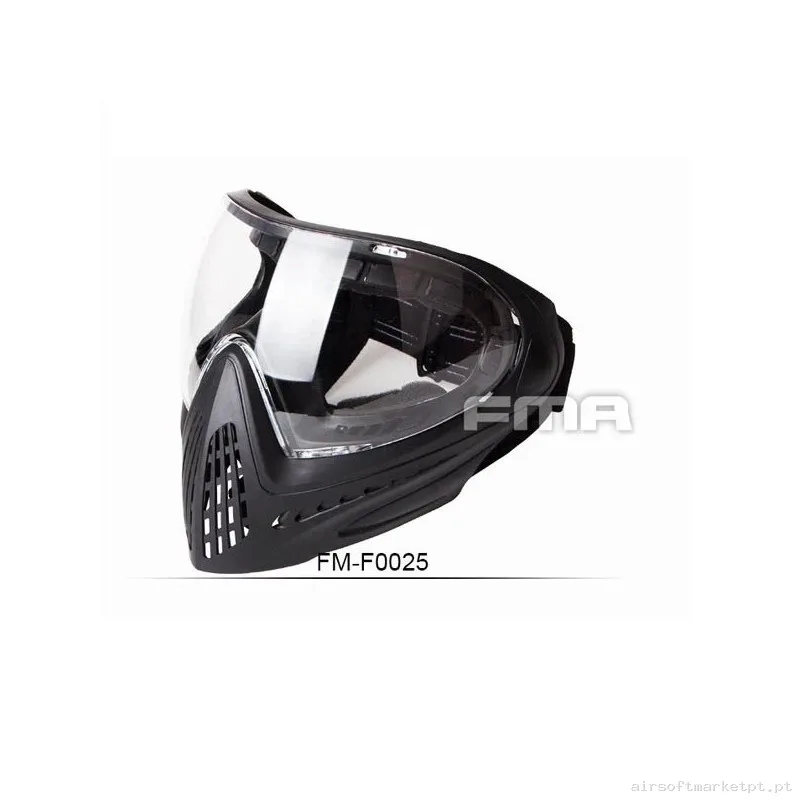Máscara FMA F1 Full face Transparente — Proteção Ocular & Facial — Airsoft Market PT