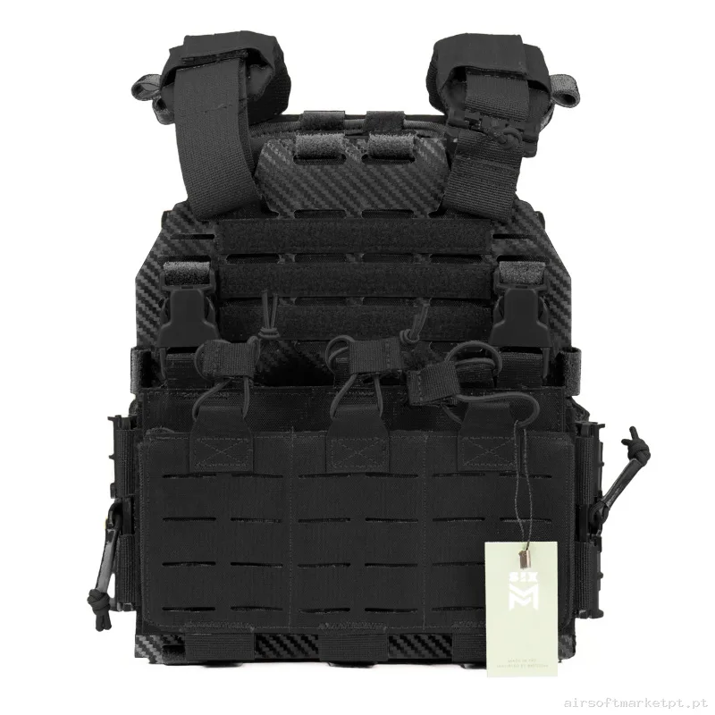 Chaleco Sixmm Vest V066 Negro — Coletes & Rigs — Airsoft Market PT (foto 2)