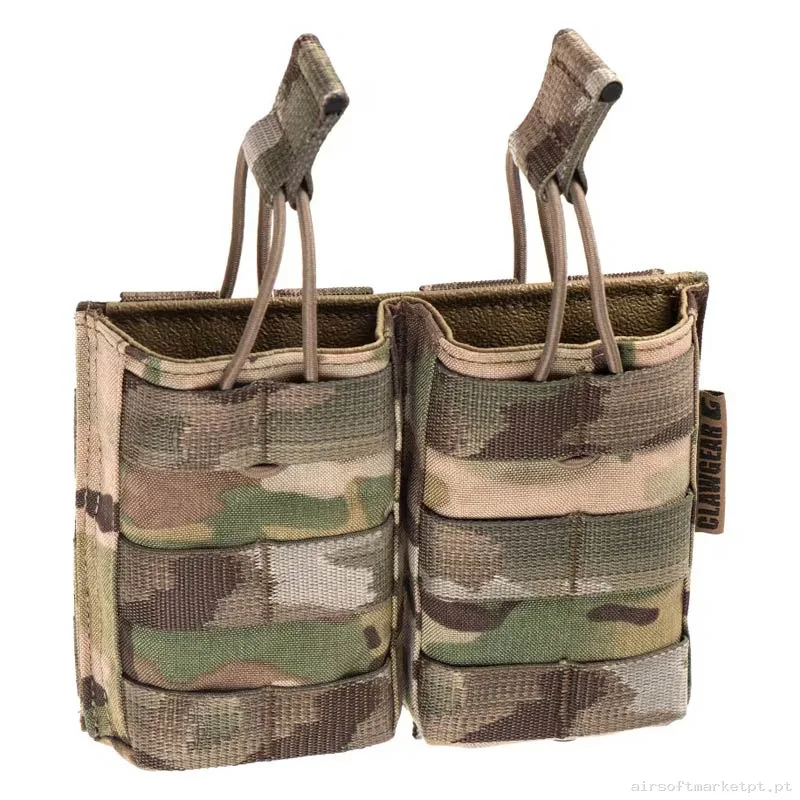 Pouch Magazine Pouch Duplo M4 Clawgear 5.56mm Open Top Double Mag multicam — Coletes & Rigs — Airsoft Market PT