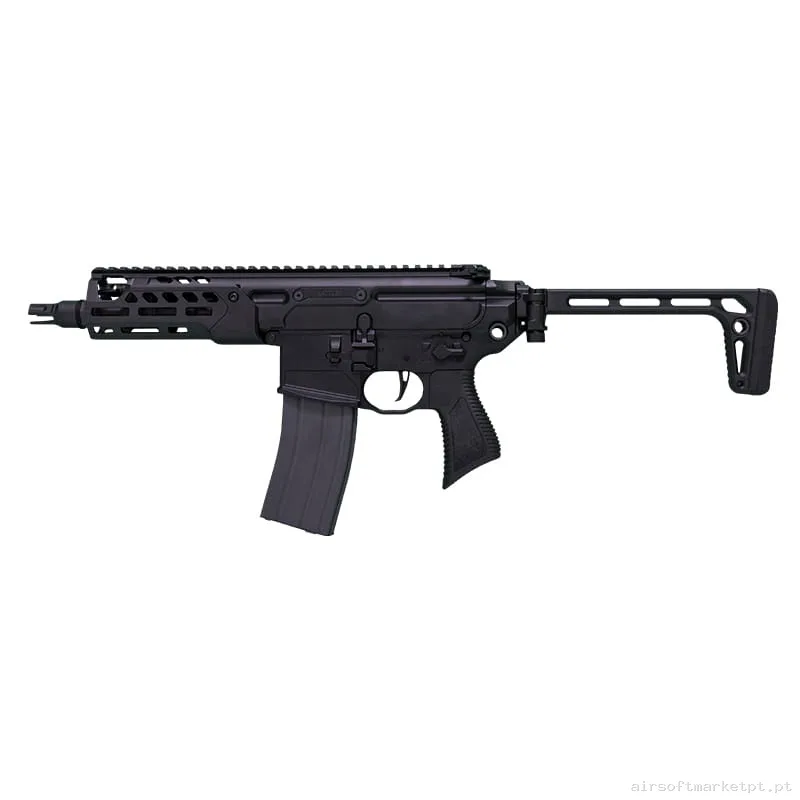 Réplica GBB Mcx Salvo Precisão Rattler Lt 6.75" MWS preta — Rifles de Assalto (AR/M4/AK) — Airsoft Market PT