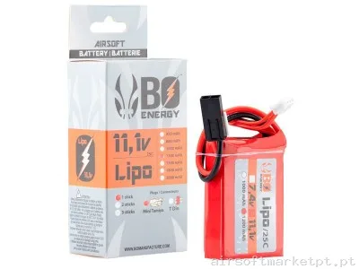 Batería LI-PO 11,1/1200 BO — Baterias & Carregadores — Airsoft Market PT (foto 3)