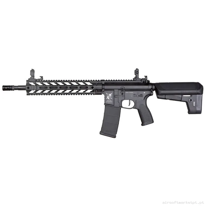 Réplica airsoft AEG M4 Delta Armory Bravo DA-B11 M-Lok Long Combo preta — Rifles de Assalto (AR/M4/AK) — Airsoft Market PT