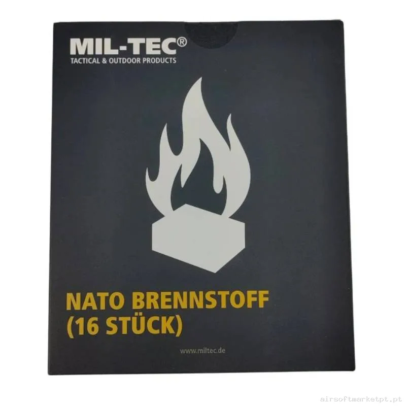 Pastilhas de Ignição Mil-Tec Nato Combustível Fogo 16 Pcs — Outros — Airsoft Market PT