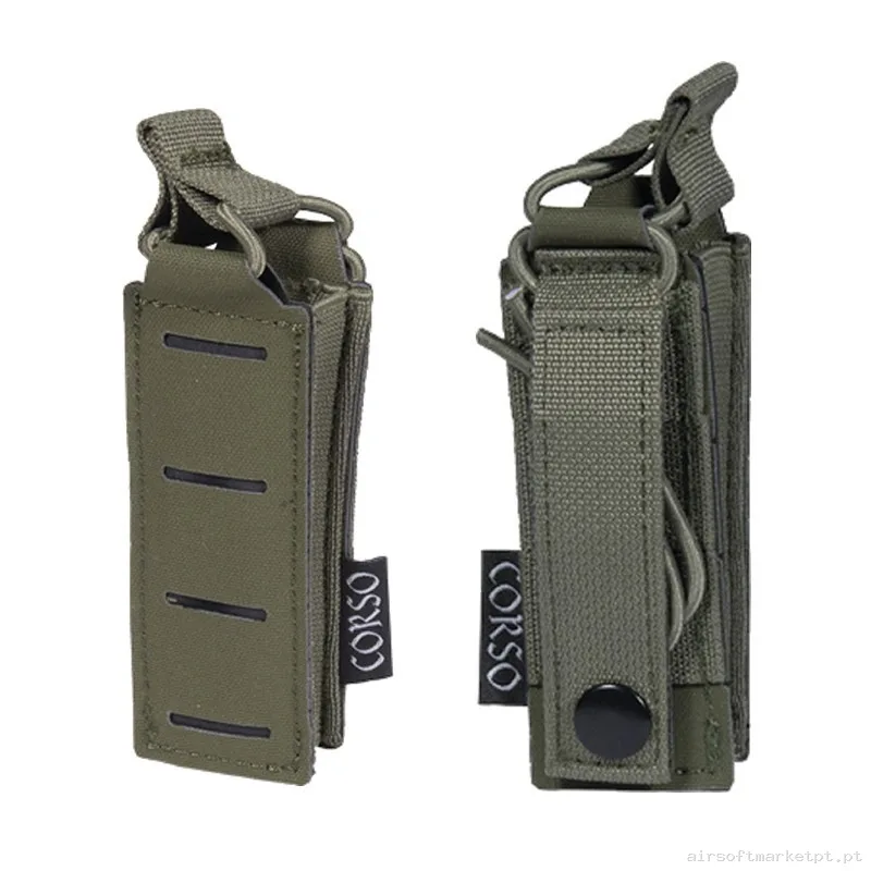 Pouch Corso Cargador Pistola Simple Dagger Mk1 Laser Verde Od — Coletes & Rigs — Airsoft Market PT