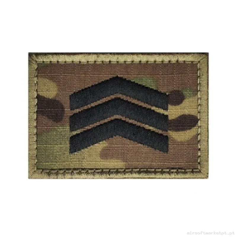 PARCHE SARGENTO MULTICAM — Patches & Decoração — Airsoft Market PT