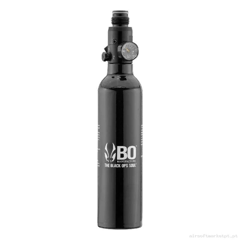 HPA Garrafa Bo Manufacture 0.20l 3000 Psi preta — HPA & Linhas — Airsoft Market PT