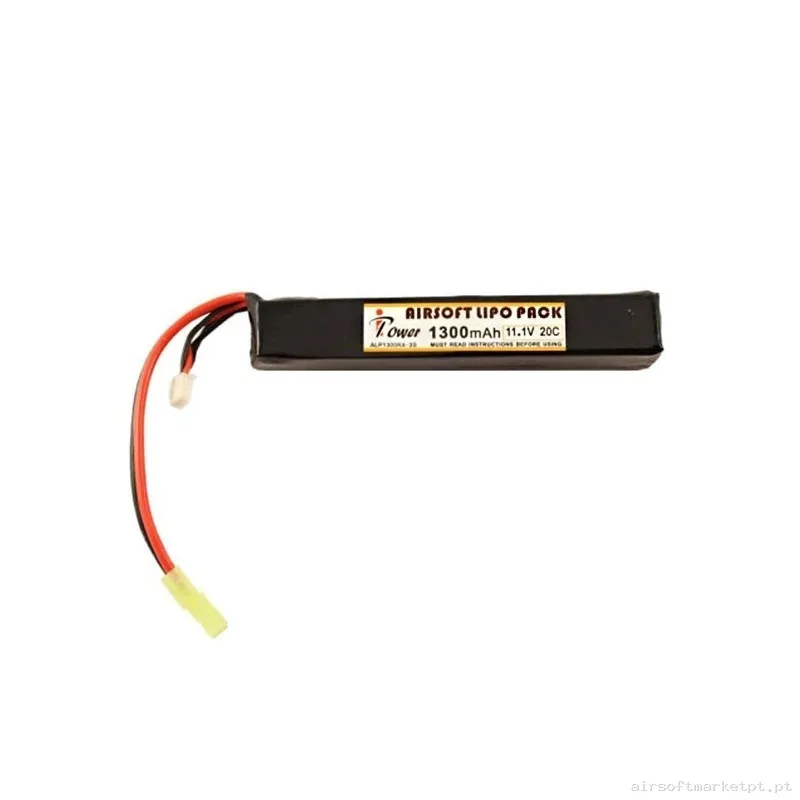 Batería lipo Ipower 11.1 V 1300 MAH 20C-40C — Baterias & Carregadores — Airsoft Market PT