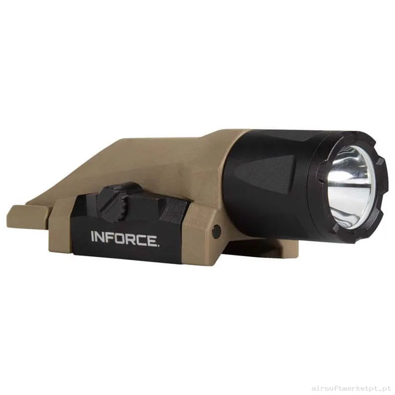 Lanterna Tática Inforce Wml White Gen 3 Dark Earth — Lanternas & Lasers — Airsoft Market PT
