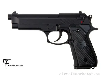 Beretta 92 Saigo Preto — Pistolas — Airsoft Market PT