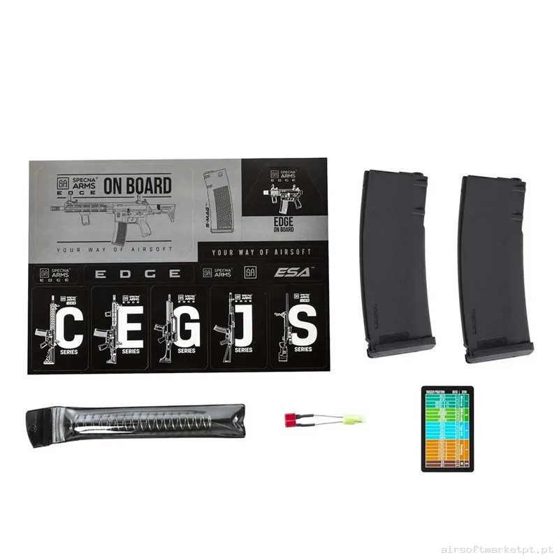 Réplica Specna Arms RRA SA-E14-H Edge Hal2 Gen2 Bluetooh negro — Rifles de Assalto (AR/M4/AK) — Airsoft Market PT (foto 6)
