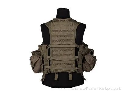 Colete Tático Mod. 8 bolsos Mil-Tec OD — Vestuário (Fardas) — Airsoft Market PT (foto 2)
