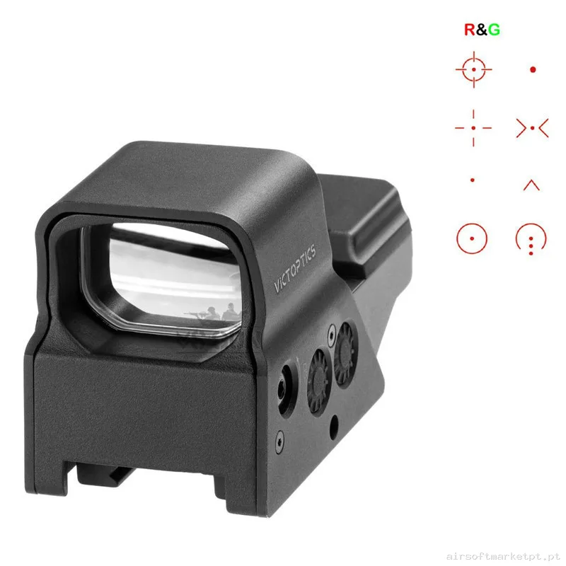 Red Dot Victor optics SRD 1X27X39 Aluminio Negro — Miras & Ópticas — Airsoft Market PT