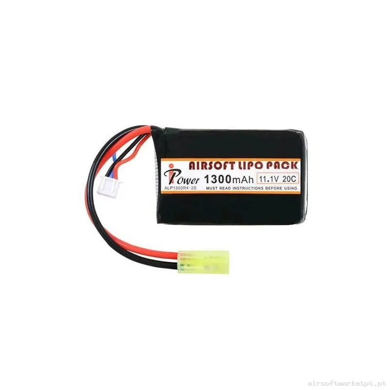 BATERÍA LIPO 11.1 V 1300 MAH 20C-40C MINI — Baterias & Carregadores — Airsoft Market PT