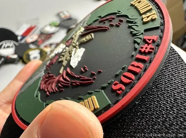 Customize  Patches 3D PVC Tácticos em Relevo - Alta Qualidade (Velcro) — Vestuário (Fardas) — Airsoft Market PT
