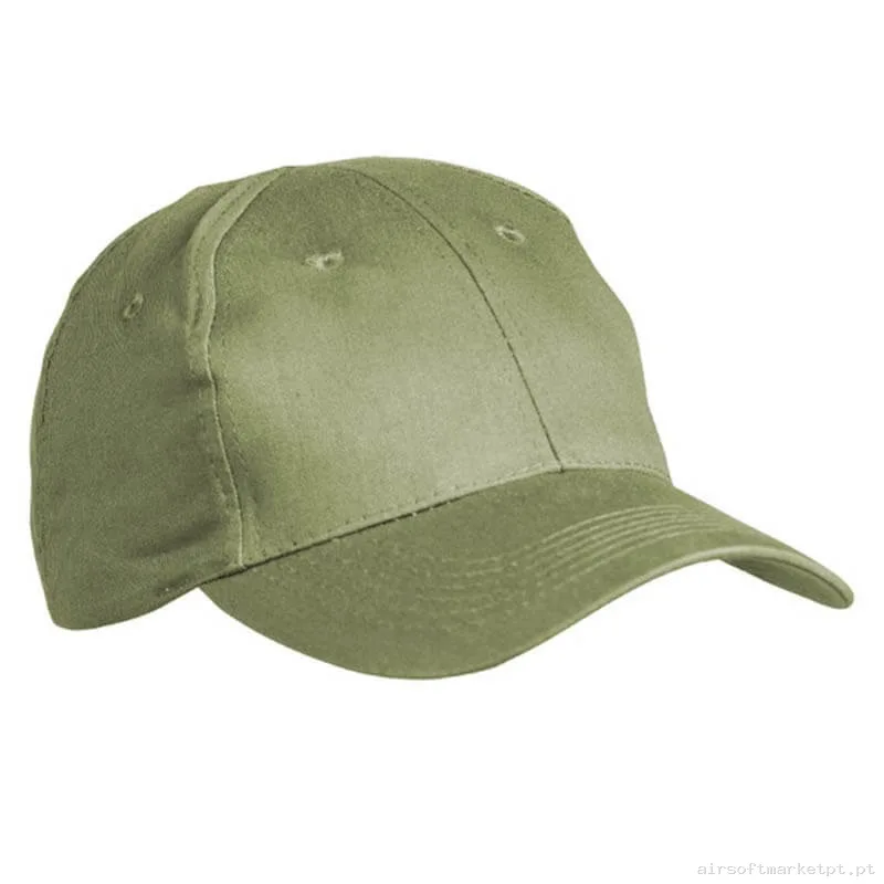 Boné de Beisebol Mil-Tec verde od — Proteção Ocular & Facial — Airsoft Market PT