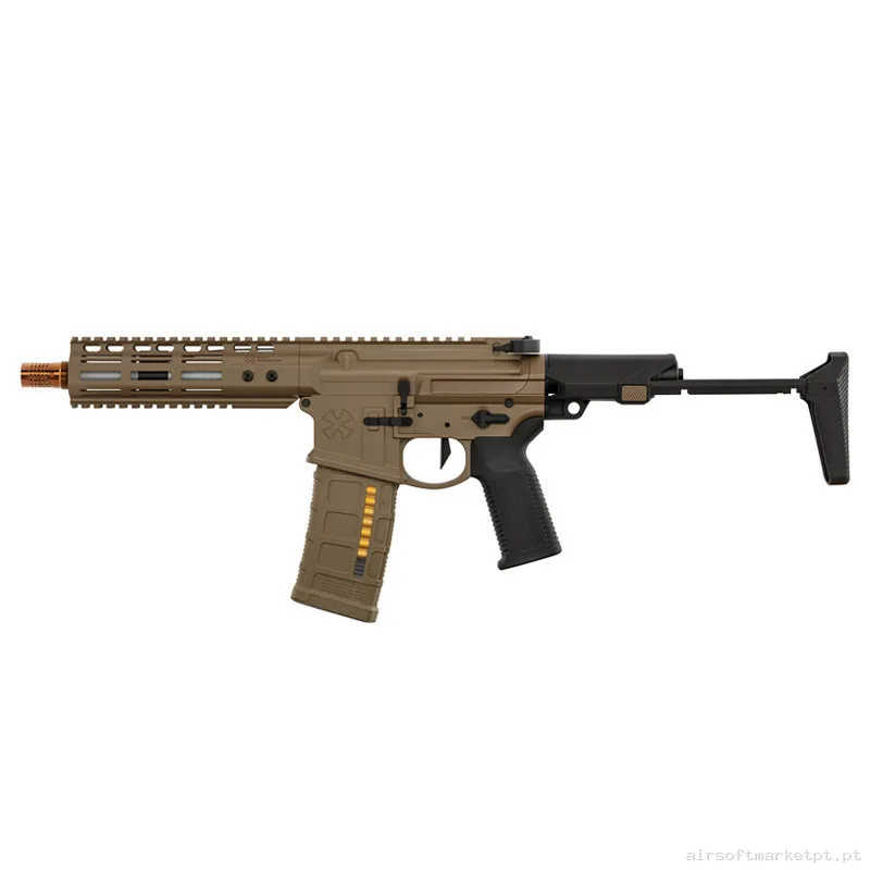 Réplica GBB Double Eagle MWS Ghetto Blaster 7″ Noveske Tan — Rifles de Assalto (AR/M4/AK) — Airsoft Market PT (foto 5)
