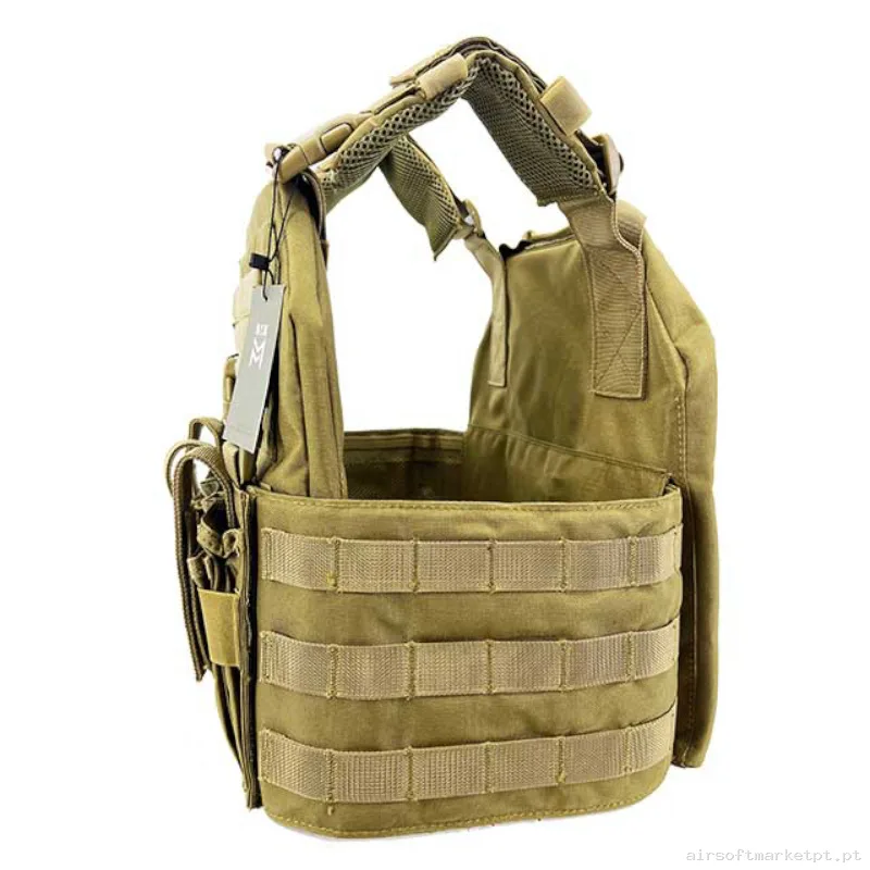 CHALECO TACTICO SIXMM 0.36M TAN — Coletes & Rigs — Airsoft Market PT (foto 4)