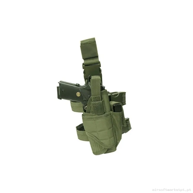 Pistolera Pernera Tornado - OD Verde — Coletes & Rigs — Airsoft Market PT