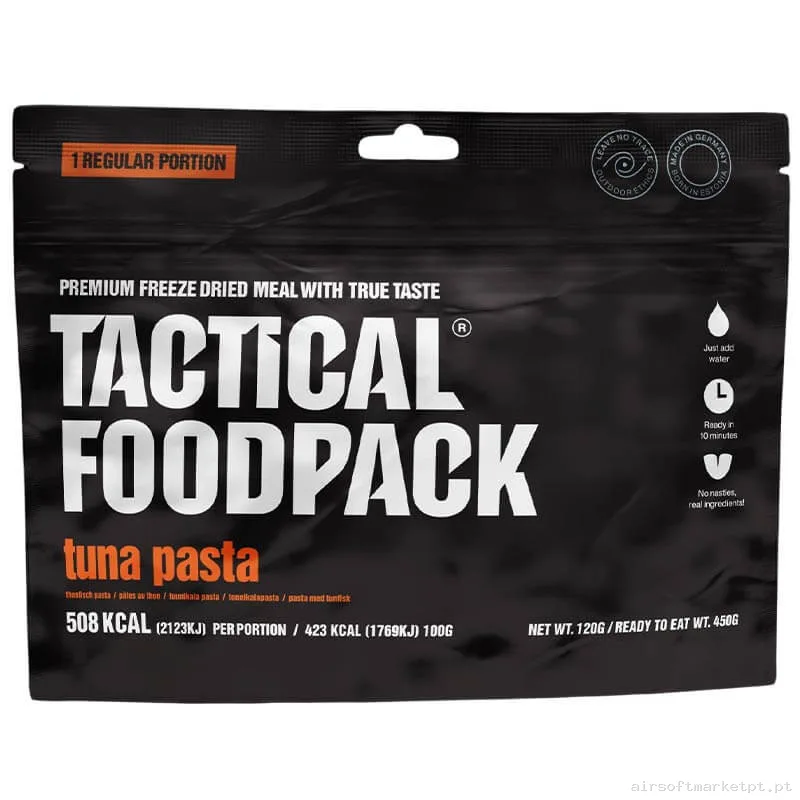 Comida Tactical Foodpack Macarrão com Tomate e Atum — Outros — Airsoft Market PT