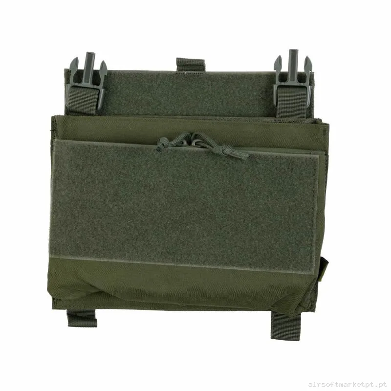 Painel Frontal Delta Tactics Force Mk1 Caixa Destacável verde od — Coletes & Rigs — Airsoft Market PT
