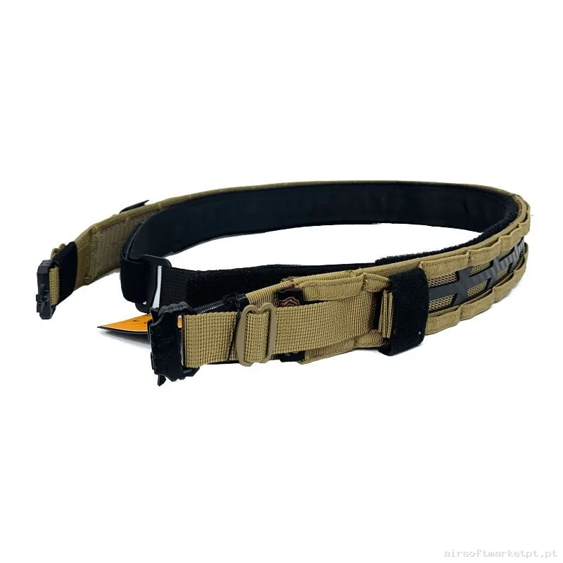CINTURÓN FIRST LINE CONQUER FS BELT TAN - L — Gear Táctico — Airsoft Market PT