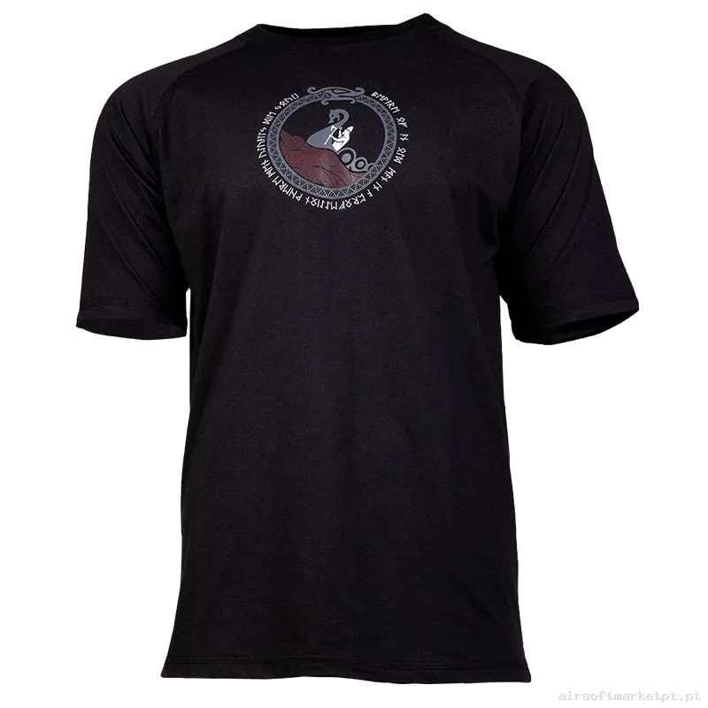 Camiseta Ragnar Street Midgard Raid preta — Vestuário (Fardas) — Airsoft Market PT