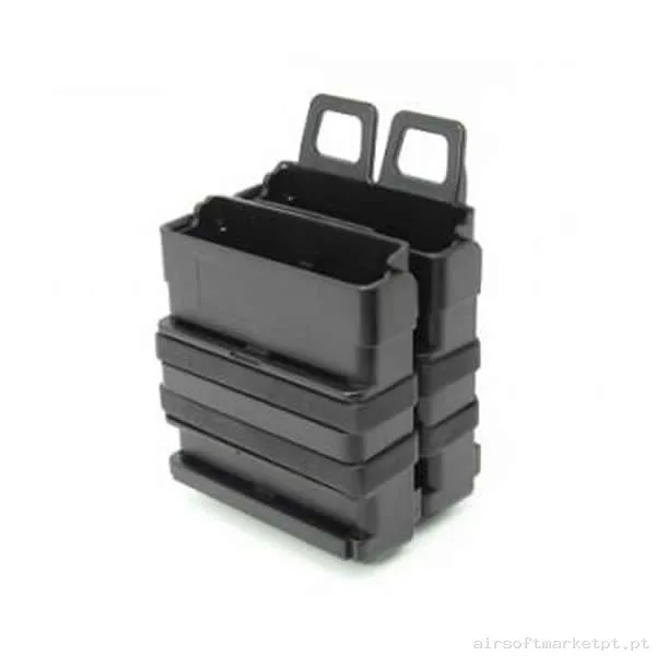 Pouch Magazine Pouch Fastmag Doble 7.62 Wosport negro — Coletes & Rigs — Airsoft Market PT