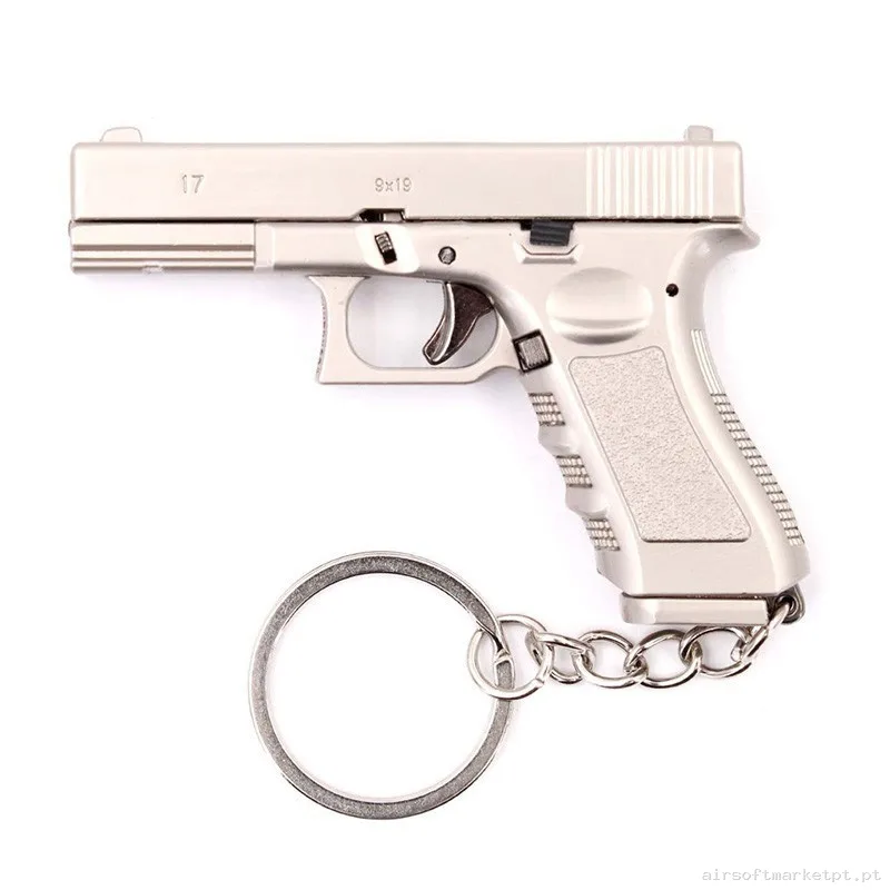 Llavero Funcional Pistola G17 7 Cm Plateada — Acessórios & Componentes — Airsoft Market PT (foto 3)
