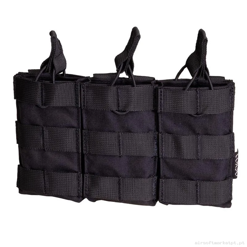 Pouch Corso Cargador M4 Triple Dagger Molle Negro — Coletes & Rigs — Airsoft Market PT