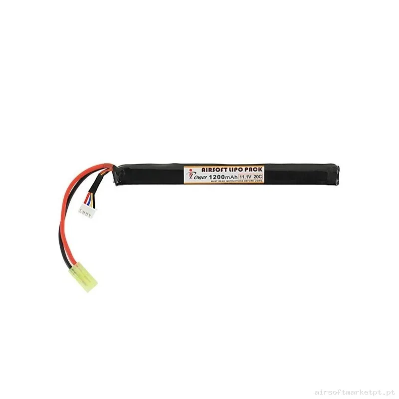 BATERÍA LIPO IPOWER 11.1V 1200 MAH 20-40 C — Baterias & Carregadores — Airsoft Market PT