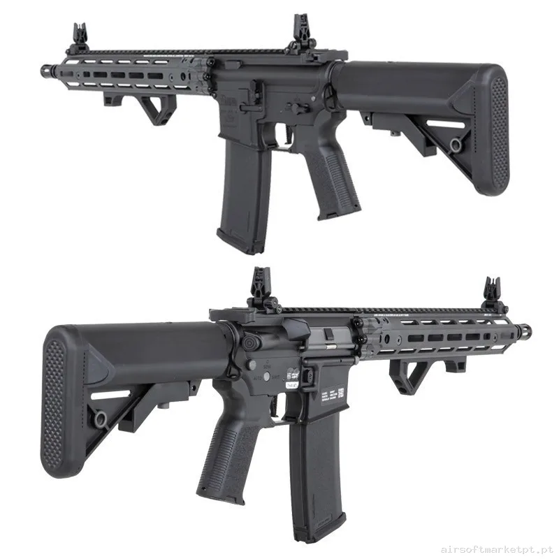 RÉPLICA AEG RIS III 12,5" DANIEL DEFENSE SA-P28 PRIME ASTER II SPECNA ARMS brushless NEGRA/GRIS — Rifles de Assalto (AR/M4/AK) — Airsoft Market PT (foto 3)