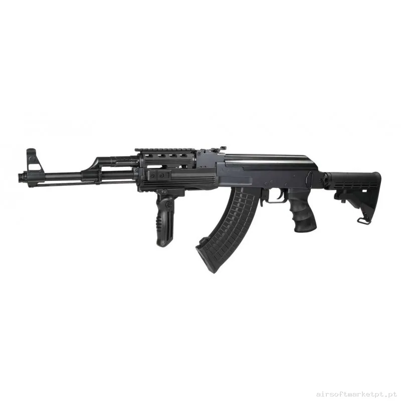 Réplica AEG Ak Golden Eagle AK47 Táctica 6811 negra — Rifles de Assalto (AR/M4/AK) — Airsoft Market PT