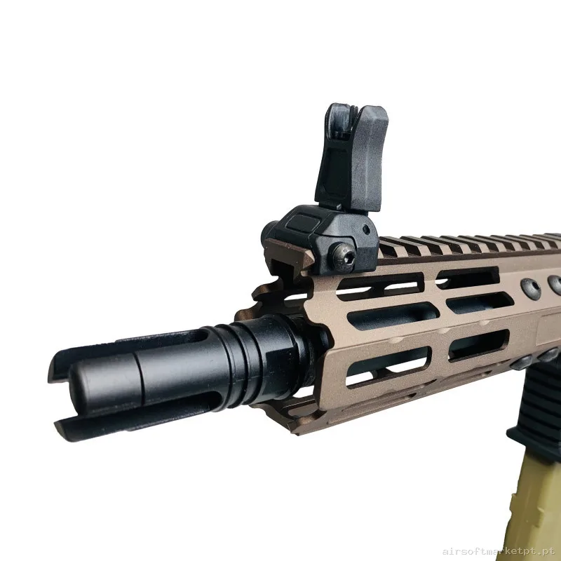ROSSI M4 SENTINEL TAU CON GATILLO ELECTRÓNICO TAN - MEJORADA MAPLE LEAF — Rifles de Assalto (AR/M4/AK) — Airsoft Market PT (foto 4)