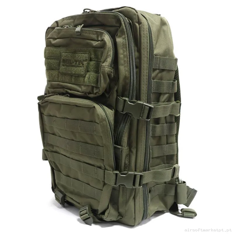 Mochila Táctica MOLLE Mil-Tec Us Assault 36l verde od — Sacos & Mochilas — Airsoft Market PT
