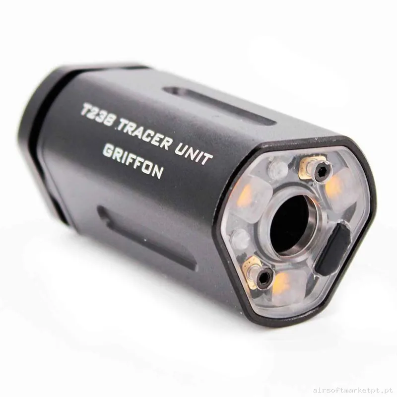 SILENCIADOR TRAZADOR T238 GRIFFON NEGRO — Lanternas & Lasers — Airsoft Market PT
