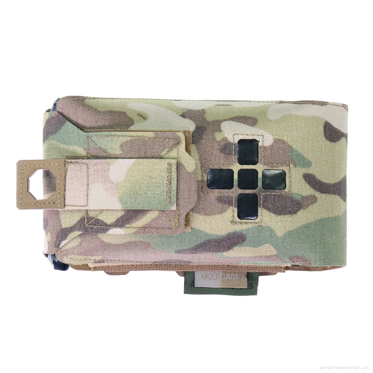 Pouch Medico Warrior Assault Láser Cut Small Horizontal Individual First Aid Ifak multicam — Coletes & Rigs — Airsoft Market PT