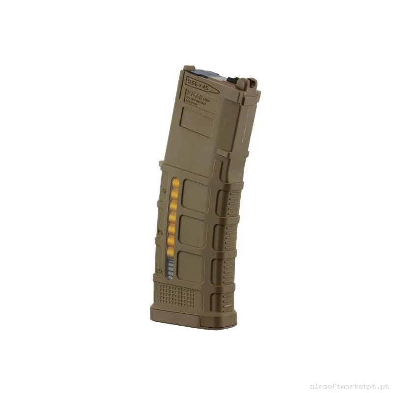Cargador M4 35 bbs GBB Double Eagle MWS Marui Tan — Carregadores / Magazines — Airsoft Market PT